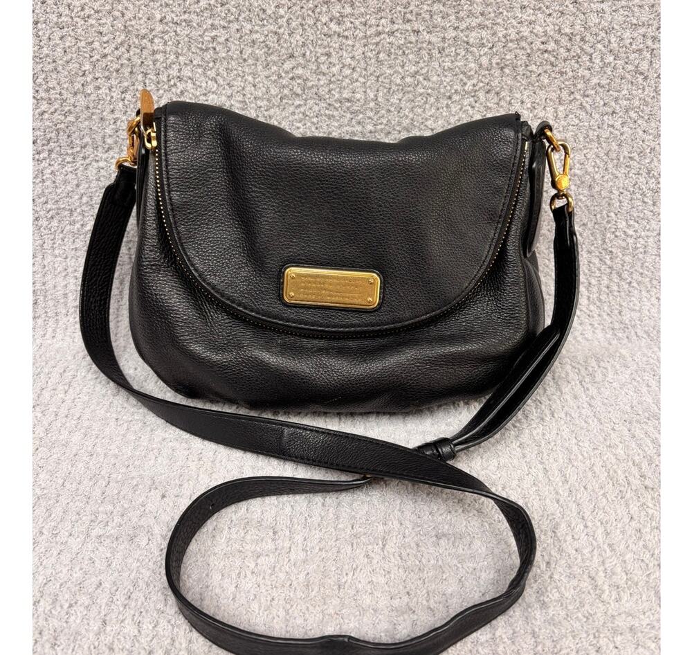 Marc by Marc Jacobs Standard Supply Black Leather Crossbody Bag AS IS #81664